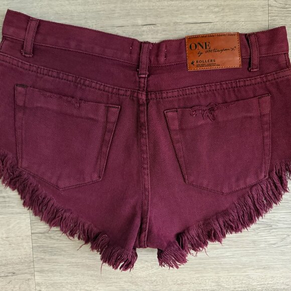 One Teaspoon Rollers denim shorts - Picture 3 of 5